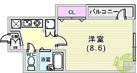 カーサ神戸下山手  ｜ 兵庫県神戸市中央区下山手通3丁目（賃貸マンション1K・10階・25.56㎡） その2