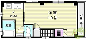 西口駅前ハイツ  ｜ 兵庫県神戸市北区鈴蘭台南町3丁目10-10（賃貸アパート1K・2階・27.77㎡） その2