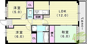 ブエナビスタ神戸ノース  ｜ 兵庫県神戸市北区鈴蘭台北町6丁目（賃貸マンション3LDK・4階・76.70㎡） その2