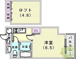 エステムコート神戸・県庁前IVグランディオ  ｜ 兵庫県神戸市中央区下山手通7丁目（賃貸マンション1K・2階・20.60㎡） その2