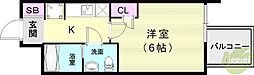 間取図画像 1K