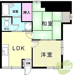 🉐敷金礼金0円！🉐里山町岸上文化