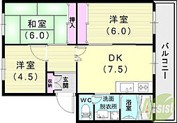 メゾン北鈴 2階/-