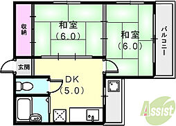 ハイツ丸岡 2階