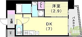 セレニテ神戸ミラクノール  ｜ 兵庫県神戸市兵庫区荒田町1丁目（賃貸マンション1DK・6階・27.45㎡） その2