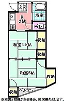 三津屋コーポ  ｜ 長野県飯田市鼎西鼎（賃貸アパート2K・1階・29.70㎡） その2