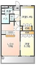 シャルマンコート上山  ｜ 長野県飯田市鼎上山（賃貸アパート2LDK・2階・57.85㎡） その2