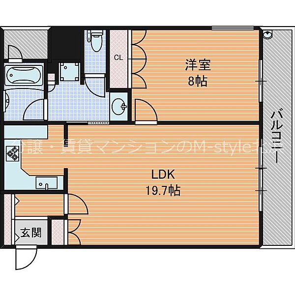 リーガルタワー大阪 ｜大阪府大阪市中央区淡路町３丁目(賃貸マンション1LDK・20階・64.66㎡)の写真 その2