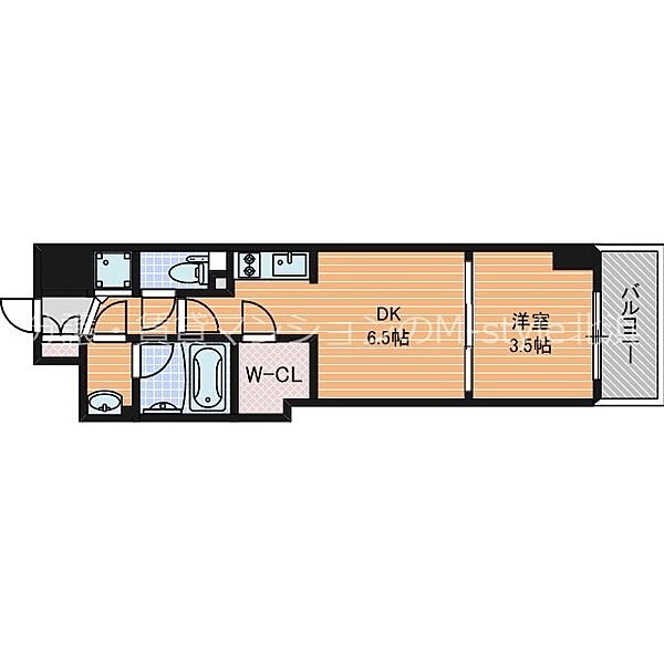 スワンズシティ谷町ブリエ ｜大阪府大阪市中央区常盤町２丁目(賃貸マンション1DK・4階・26.93㎡)の写真 その2