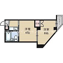 リバーサイドコロル天神橋  ｜ 大阪府大阪市北区本庄東１丁目（賃貸マンション2K・1階・22.00㎡） その2