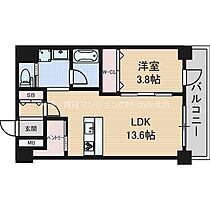 BRAVE松屋町  ｜ 大阪府大阪市中央区松屋町（賃貸マンション1LDK・9階・42.74㎡） その2