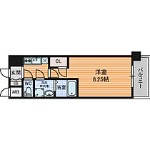 アーデン谷町  ｜ 大阪府大阪市中央区農人橋１丁目（賃貸マンション1K・8階・26.48㎡） その2