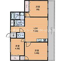 トータス西天満  ｜ 大阪府大阪市北区西天満３丁目（賃貸マンション3LDK・10階・58.38㎡） その2