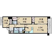 アーバネックス同心II  ｜ 大阪府大阪市北区同心２丁目（賃貸マンション3LDK・10階・64.79㎡） その2