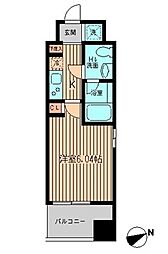 RESIDIA大森 1Kの間取図画像