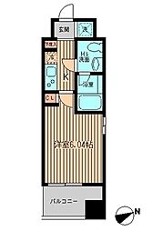 RESIDIA大森 1Kの間取図画像