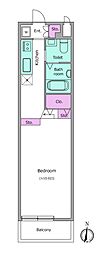 RESIDIA上野御徒町 ワンルームの間取図画像