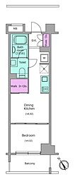 レジディア荻窪 1DKの間取図画像