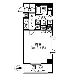 レジディア四谷三丁目 1Kの間取図画像