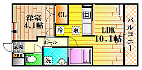 Royal Maison 105 ｜ 広島県広島市安佐北区大林1丁目（賃貸アパート1LDK・1階・36.00㎡） その2