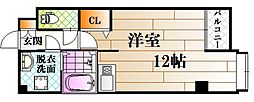 JR芸備線 下深川駅 徒歩11分の賃貸マンション 3階ワンルームの間取り