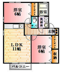 物件の間取り