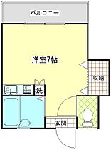 てのひら荘 203 ｜ 神奈川県横須賀市汐入町3丁目46-1（賃貸アパート1R・2階・18.00㎡） その2