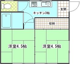 みかん荘 101 ｜ 神奈川県横須賀市東浦賀1丁目7-20（賃貸アパート2K・1階・27.27㎡） その2