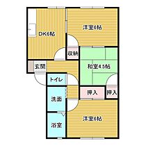 ＴＥＣＨ22 202 ｜ 大分県中津市下池永（賃貸アパート3DK・2階・53.00㎡） その2