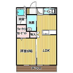 間取図画像 1LDK