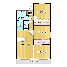 RSRレジデンス中津 3階