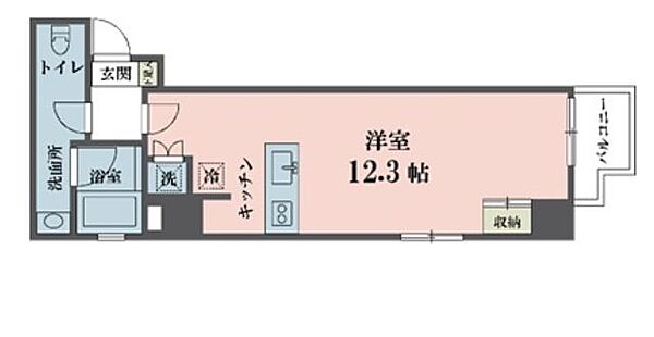 アムス四谷三丁目 804｜東京都新宿区愛住町(賃貸マンション1R・8階・32.30㎡)の写真 その2