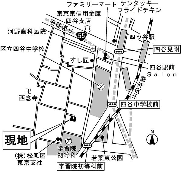 メゾントレフル 009｜東京都新宿区若葉１丁目(賃貸アパート1LDK・2階・46.37㎡)の写真 その24