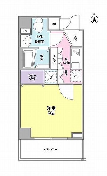 リバーレ秋葉原 302｜東京都千代田区東神田２丁目(賃貸マンション1K・3階・21.63㎡)の写真 その2