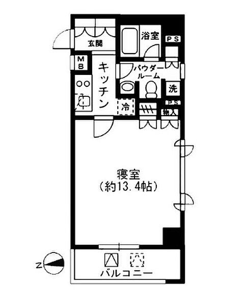 レジディア四谷三丁目 306｜東京都新宿区荒木町(賃貸マンション1K・3階・37.86㎡)の写真 その2