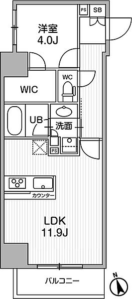 シーズンフラッツ浅草言問通り 1203｜東京都台東区浅草３丁目(賃貸マンション1LDK・12階・40.70㎡)の写真 その2