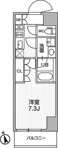 シーズンフラッツ浅草言問通り 702｜東京都台東区浅草３丁目(賃貸マンション1K・7階・25.46㎡)の写真 その2