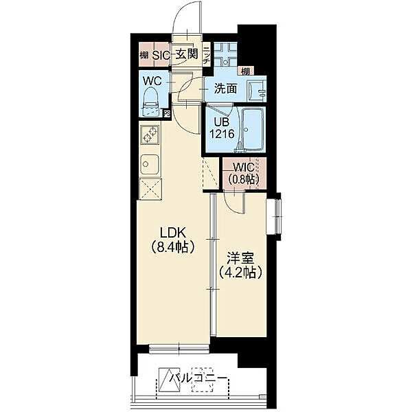 スプランディッド南千住DUE 203｜東京都台東区清川２丁目(賃貸マンション1LDK・2階・31.50㎡)の写真 その2