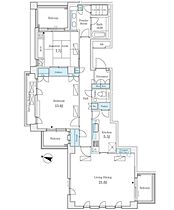 パークハウス・ジオ六番町 201 ｜ 東京都千代田区六番町5-6（賃貸マンション2LDK・2階・115.01㎡） その2