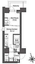 ミリアレジデンス浅草駒形 1001 ｜ 東京都台東区駒形１丁目6-10（賃貸マンション1DK・10階・28.37㎡） その2