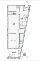 グランクリュ若松町 204 ｜ 東京都新宿区若松町104-6（賃貸マンション1LDK・2階・47.91㎡） その2