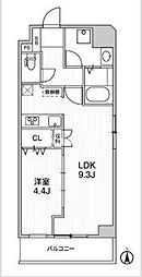 ブラウ本所一丁目 1LDKの間取図画像