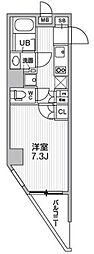 SEASONFLATS浅草 1Kの間取図画像