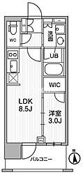 台東区元浅草1丁目マンション 1LDKの間取図画像