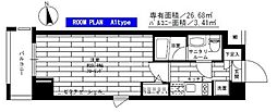 ステージファースト新御徒町 1Kの間取図画像