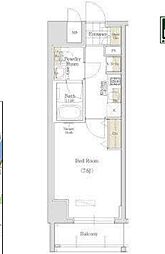アーバンネックス秋葉原EAST2 1Kの間取図画像