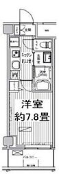 ヒューリック浅草橋江戸通 1Kの間取図画像