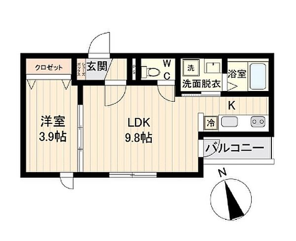 LiveFlat戸越（ライブフラット） 402｜東京都品川区戸越１丁目(賃貸マンション1LDK・4階・30.66㎡)の写真 その2