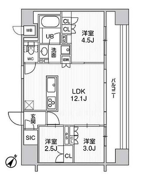 ｎｉｄｏ ＳＵＧＡＭＯ(ニドスガモ) 1404｜東京都豊島区巣鴨２丁目(賃貸マンション3LDK・14階・51.26㎡)の写真 その2