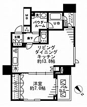 レジディア勝どき 502 ｜ 東京都中央区勝どき４丁目2-11（賃貸マンション1LDK・5階・51.08㎡） その2